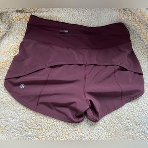 Lululemon Speed Up Mid-Rise Lined Short 4”